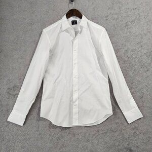 NEW Crewcuts Ludlow Men's Dress Shirt Size 16 White Button-Up   7CT